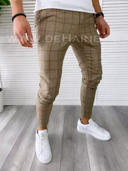Pantaloni barbati casual regular fit in carouri B1733 e  16-1